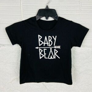 Baby bear black arrow short sleeve boys / unisex shirt size 3T - 4T